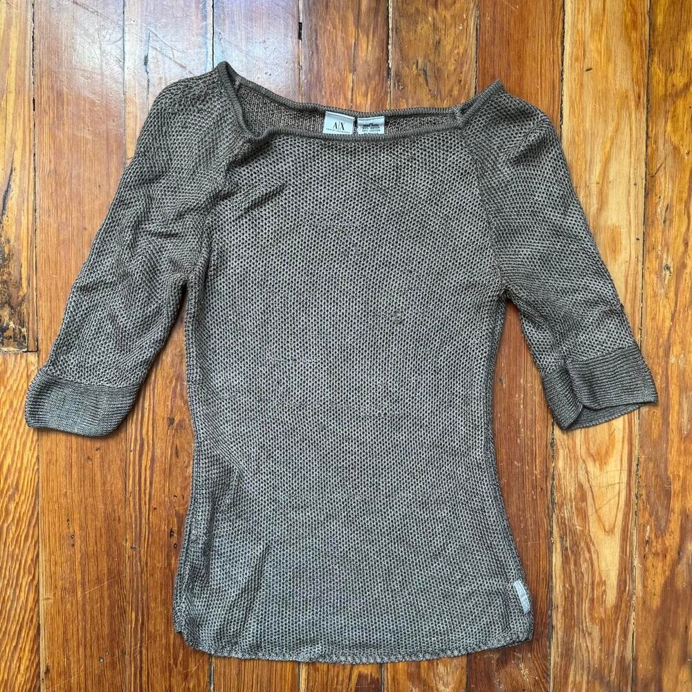 Early 2000s armani exchange knit top
